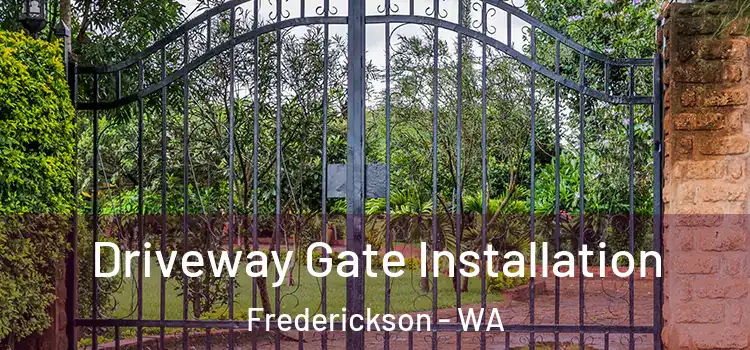  Driveway Gate Installation Frederickson - WA