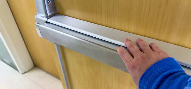 Installing a Push Bar on a Door Frederickson